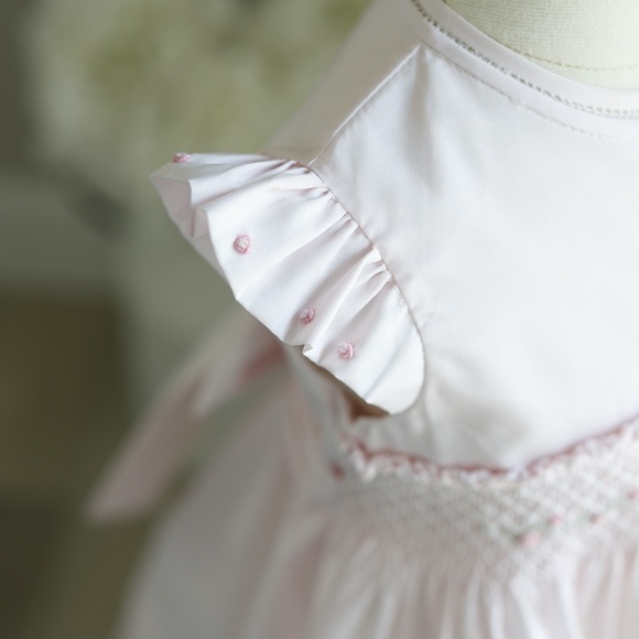 Rose Garden Collection Fly Sleeve Dress Pink Feltman Brothers NWT SPRING SUMMER - Picture 4 of 8